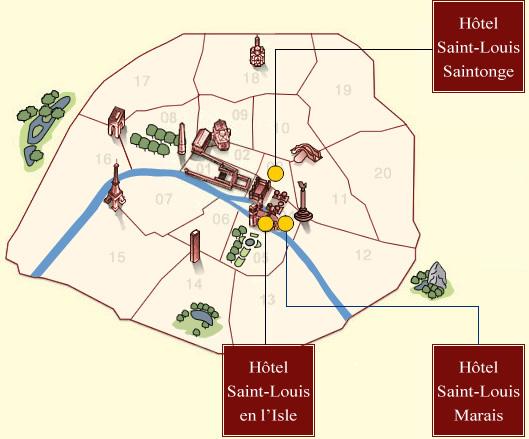 H&ocirc;tel saint louis bastille